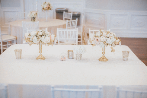 Gold-Floral-Display